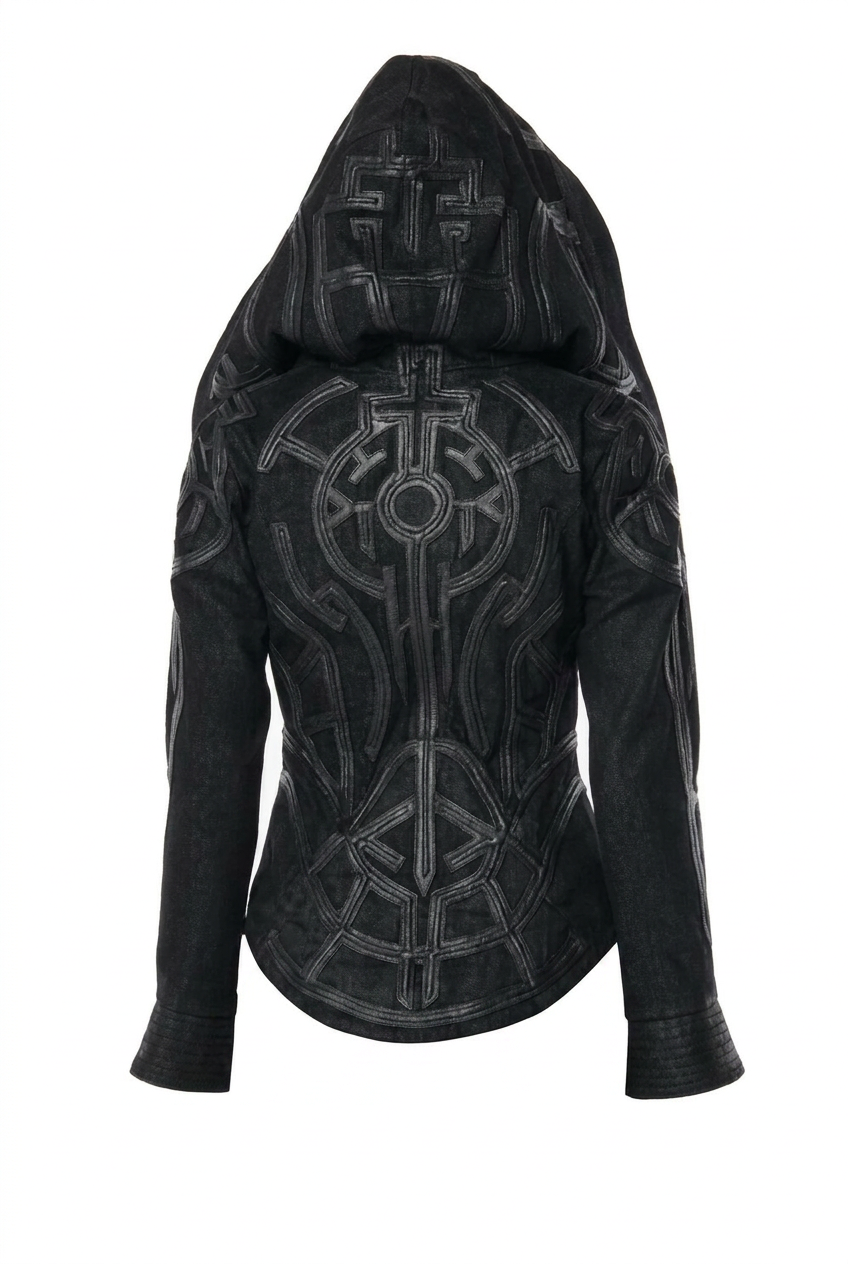 NASRANI WOMEN'S HOODED WOOL JACKET