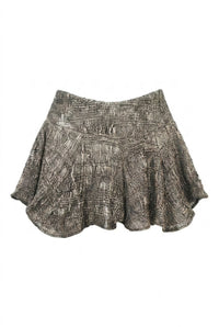 BELLATRIX MINI SKIRT RED-WAXED