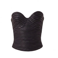 Obsidian Leather Corset