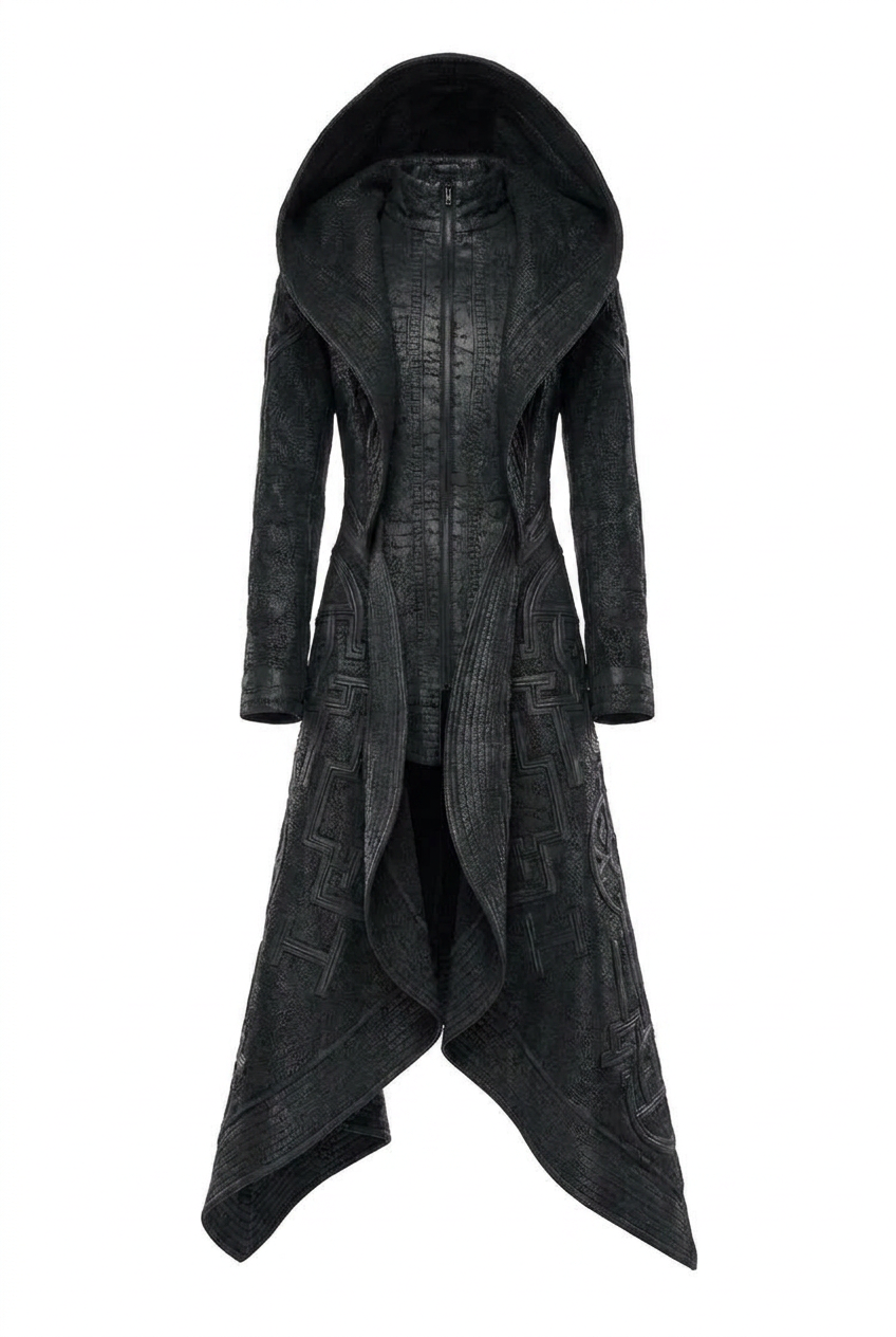 NASRANI WOMEN'S HOODED LONG COAT - GELAREH