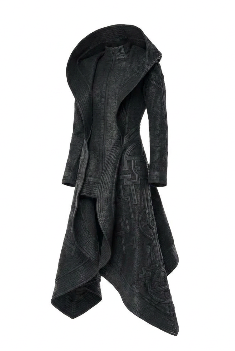 NASRANI WOMEN'S HOODED LONG COAT - GELAREH