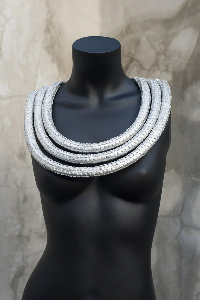 Silver *Exclusive* Colored Jokull Necklace - GELAREH
