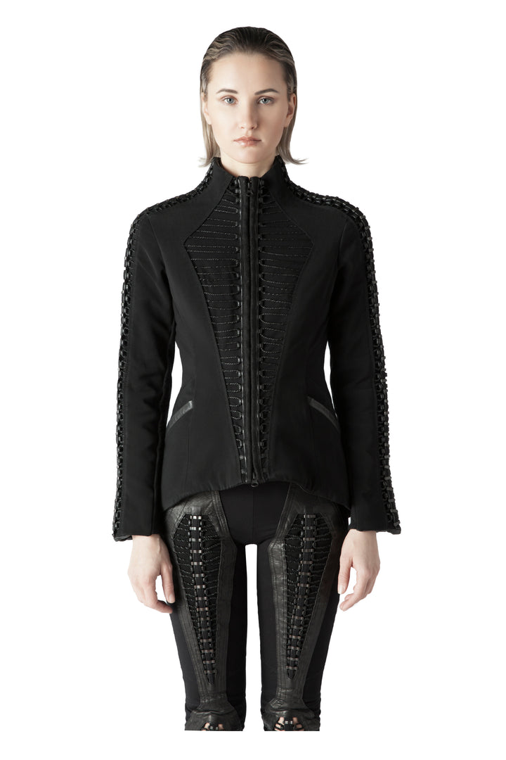 Stagger Laced Jacket - GELAREH