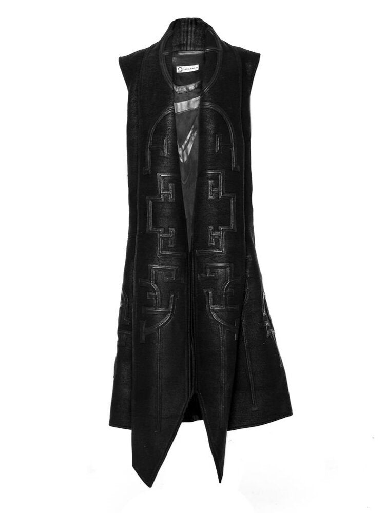 NASRANI SLEEVELESS LONG COAT - GELAREH