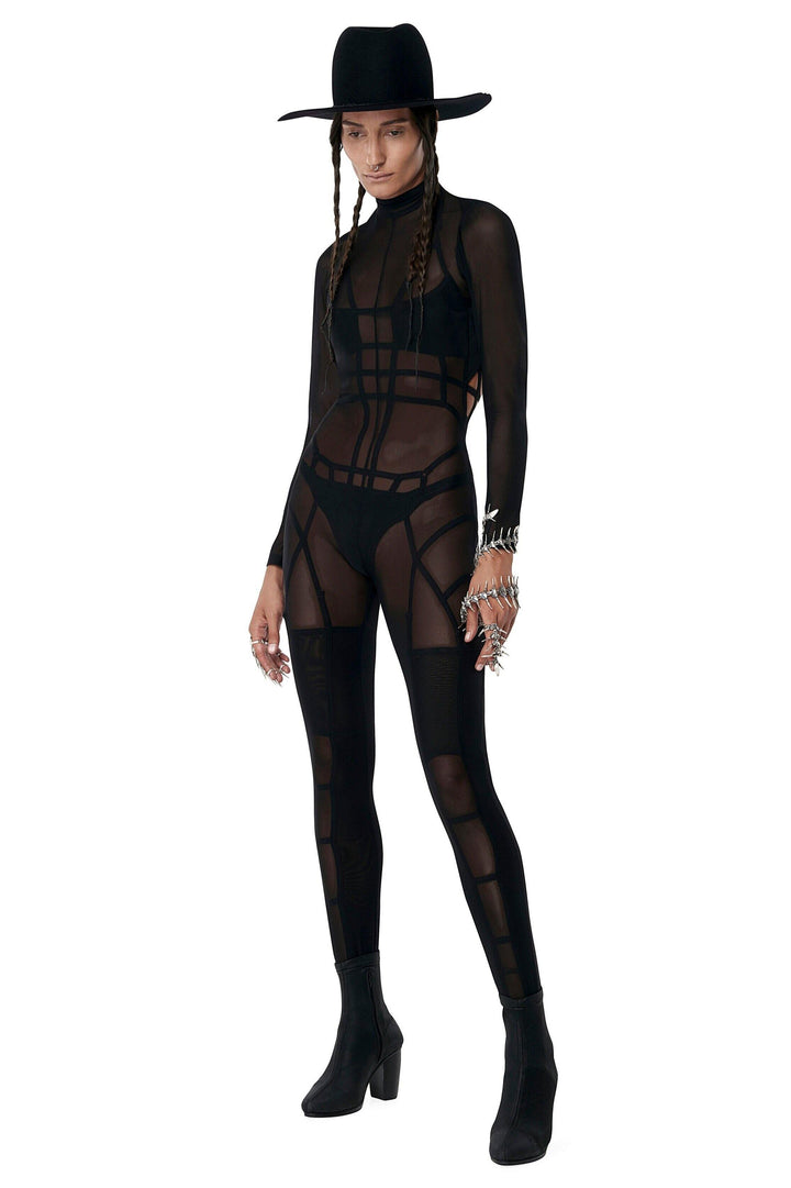 Omnia Mesh Full Bodysuit - GELAREH