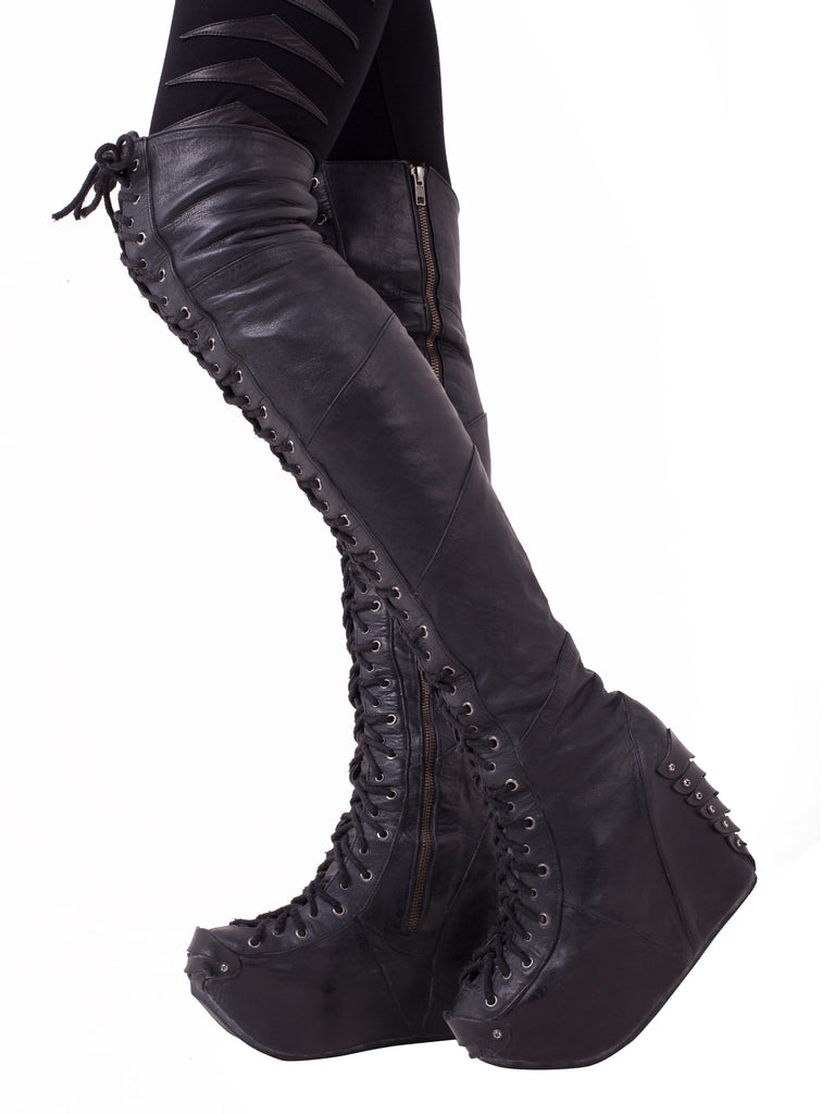 Long Plated Boots - GELAREH
